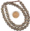 16 inch strand 8mm Round Faceted Smoky Quartz Beads